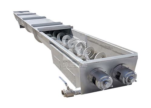 雙葉片無軸螺旋輸送機